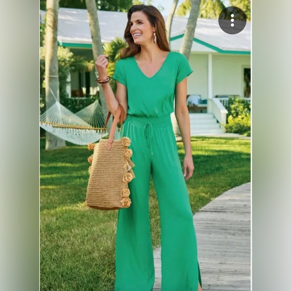 Soft Surroundings Caspian jumpsuit size 2X (22W) - Picture 2 of 9